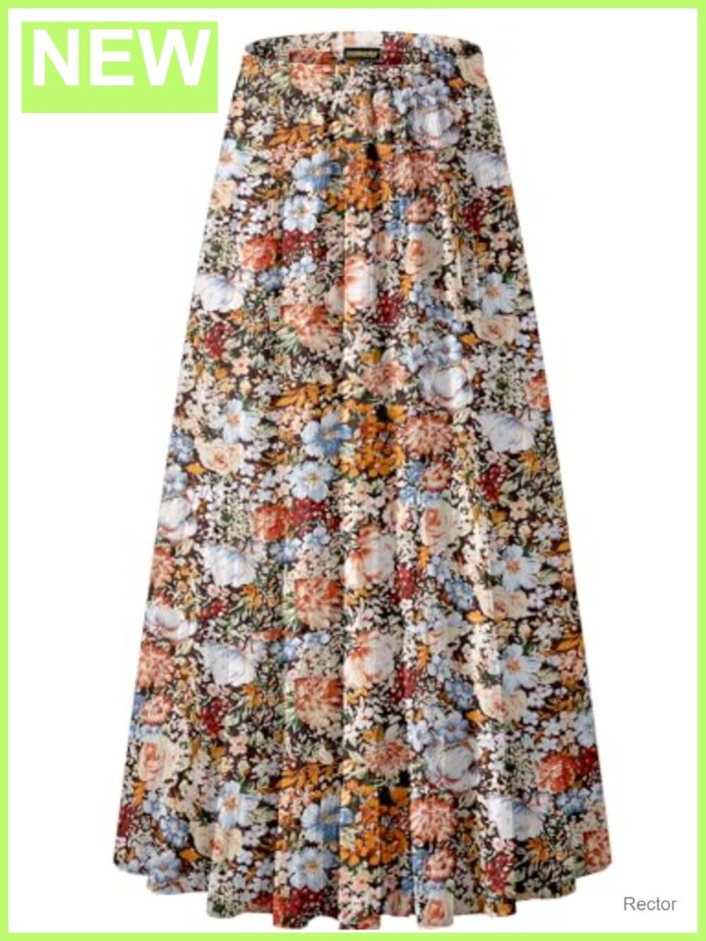 Womens Chiffon High Waist Pleated A-Line Maxi Skirt Elastic Waist